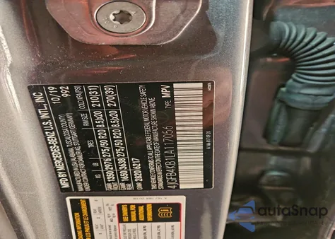 2020 Mercedes-Benz Gle 350 4Matic from USA, damaged, VIN 4JGFB4KB1LA117056